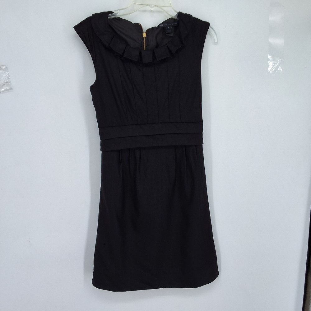 Marc By Marc Jacobs Black Sheath Mini Dress